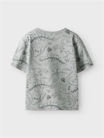 NAME IT Løs T-Shirt Valther Aqua Gray